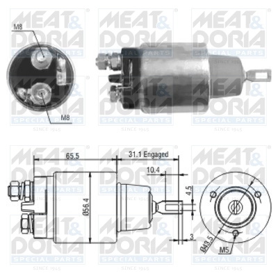 Solenoid Switch, starter